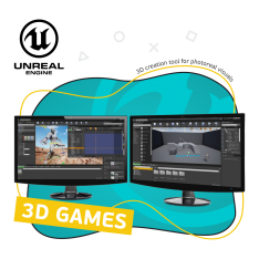 Unreal Engine 4. Игровой движок - КИБЕРшкола программирования для детей, компьютерные курсы для школьников, начинающих и подростков - KIBERone г. Бор