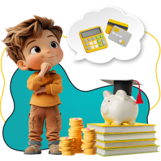 Финансовый интеллект вместе KIBERone - КИБЕРшкола программирования для детей, компьютерные курсы для школьников, начинающих и подростков - KIBERone г. Бор