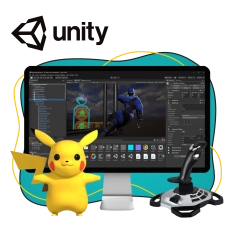 Мир игр на Unity 2D на популярном движке + AI-помощники - КИБЕРшкола программирования для детей, компьютерные курсы для школьников, начинающих и подростков - KIBERone г. Бор
