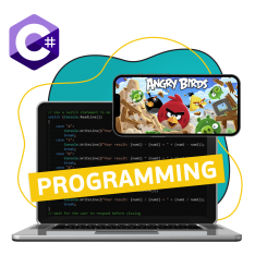 Программирование на C#. Удивительный мир 2D-игр - КИБЕРшкола программирования для детей, компьютерные курсы для школьников, начинающих и подростков - KIBERone г. Бор
