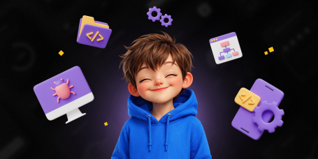 Идеальный сайт с нуля: код, дизайн и AI-помощник - КИБЕРшкола программирования для детей, компьютерные курсы для школьников, начинающих и подростков - KIBERone г. Бор